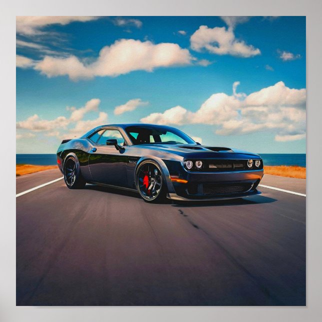 Póster Challenger de Dodge | (Frente)