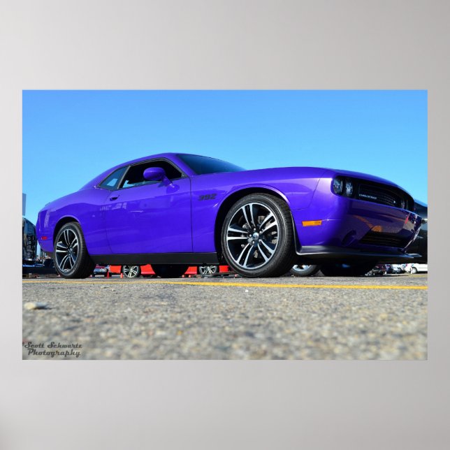 Póster Challenger de Dodge 2013 SRT8 392 (Frente)