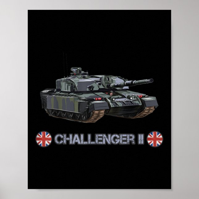 Póster Challenger Fv4034 de la Guerra Fría (Frente)