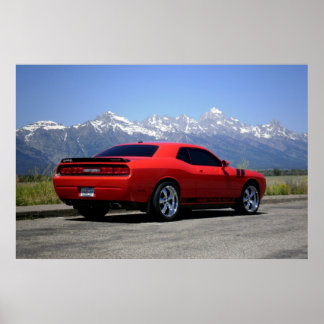 Póster Challenger/Grand Tetons