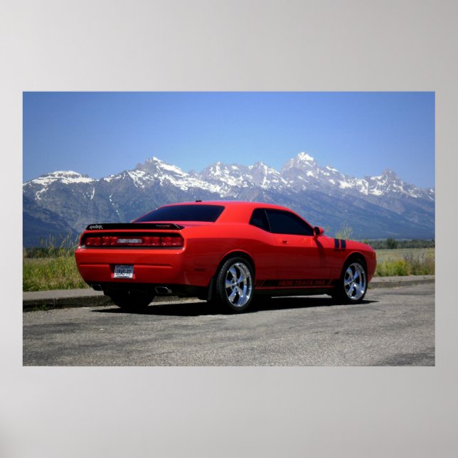 Póster Challenger/Grand Tetons (Frente)