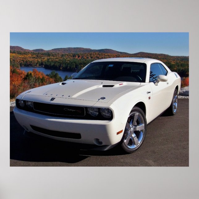 Póster Challenger R/T de Dodge 2009 (Frente)