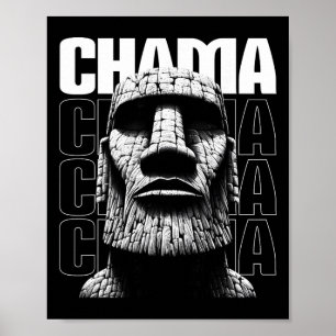 Póster Chama Mma Fan de Artes Marciales Mixtas Kickbox Mu