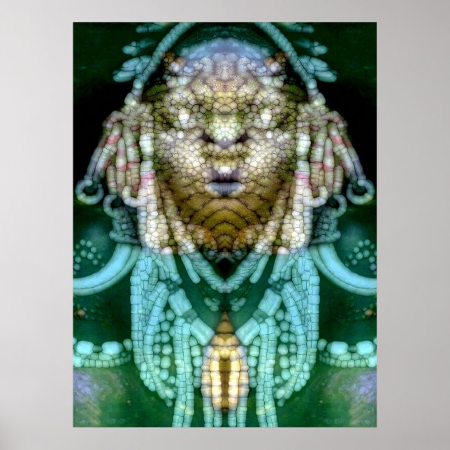 Póster Chamán Reptiliano 1 (Frente)