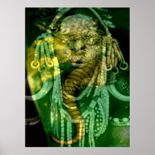 Póster Chamán Reptiliano 2