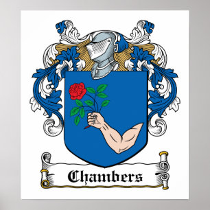 Póster Chambers Family Crest