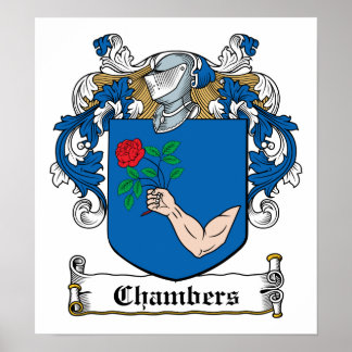 Póster Chambers Family Crest