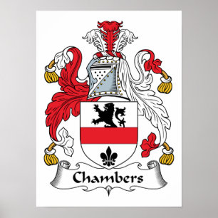 Póster Chambers Family Crest