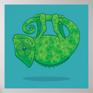 Póster Chameleon mágico