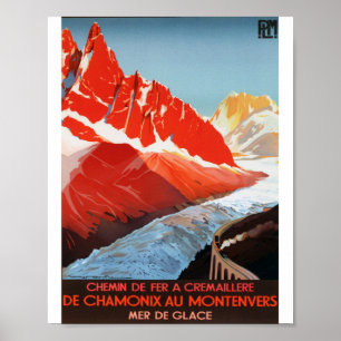 PÓSTER CHAMONIX MOMTENVERS