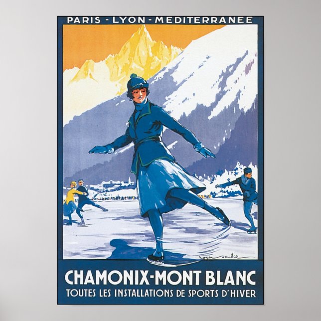 Póster Chamonix Mont Blanc (Frente)