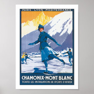 Póster Chamonix-Mont Blanc