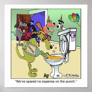 Póster Champagne en el baño