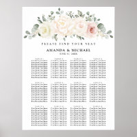 Champagne Ivory Rubor Pink Floral