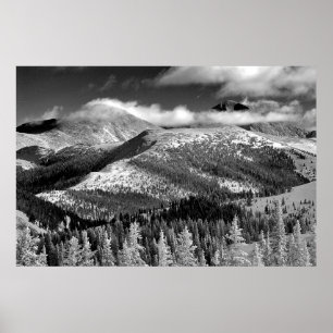 Póster Champagne Snowscape