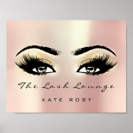 Póster Champaigne nombre maquillaje artista Beauty Studio