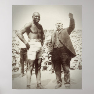 PÓSTER CHAMPION HEAVYWEIGHT JACK JOHNSON 1908 - 1915