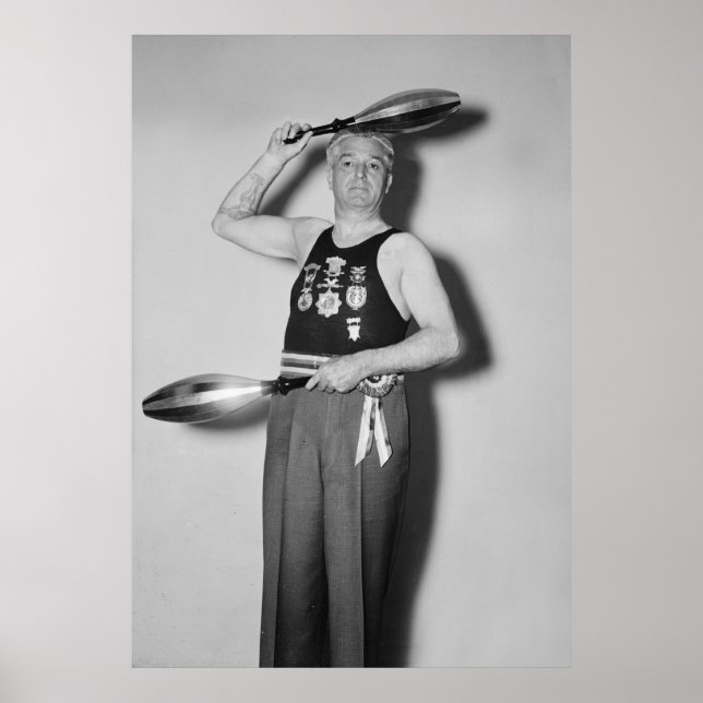 Póster Champion Swinger, años 30 (Frente)