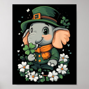 Póster Chamrock Chicas Niños Leprechaun St Patricks Da