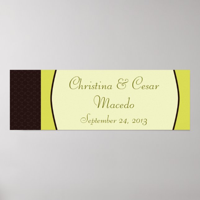 Póster Chandeli con iluminación personalizada de 22,5" x  (Frente)