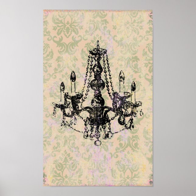 Póster Chandelier Elegance ~ Imprimir / Poster (Frente)