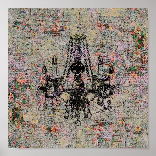 Póster Chandelier Elegance ~ Imprimir / Poster (Frente)
