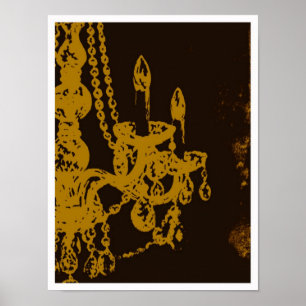 Póster Chandelier Glamour ~ Print / Poster