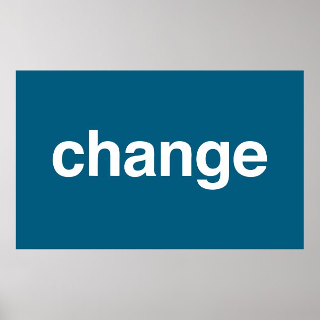 Póster Change (Frente)