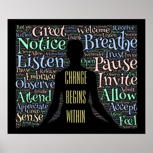 Póster Change Begins poster (Frente)