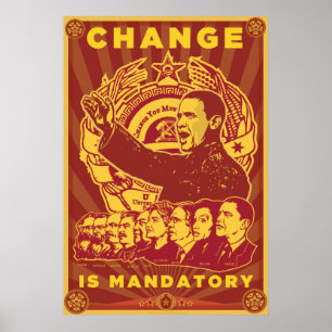 Póster Change Is Mandatory Poster