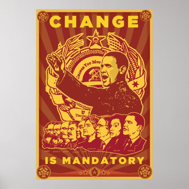 Póster Change Is Mandatory Poster (Frente)