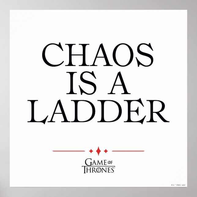 Póster Chaos Is A Ladder (Frente)