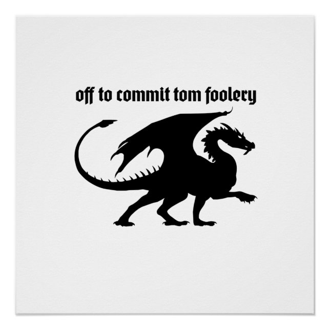 Póster Chaotic Little Dragon (Anverso)