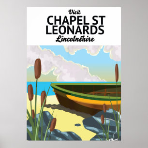 Póster chapel st leonards, poster de vacaciones de Lincol
