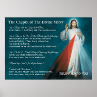 Chaplet de Poster de la divina plegaria de piedad