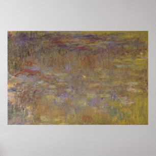 Póster Charca del Agua-Lirio de Claude Monet el