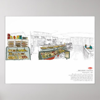 Póster charcutería