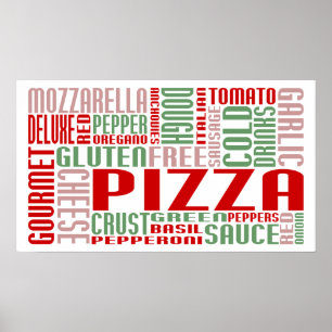 Póster charla de la pizza
