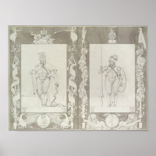 Póster Charlemagne  and Heymon, 1804-5 (Frente)