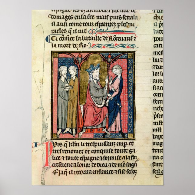 Póster Charlemagne envía a Ganelon (Frente)