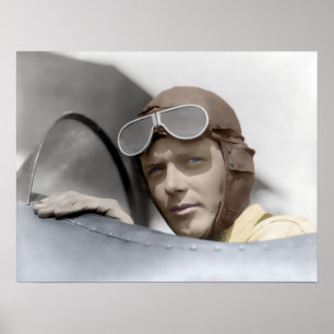 PÓSTER CHARLES 1928 LINDBERGH