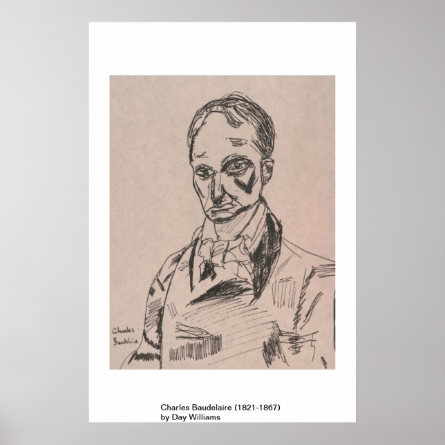 Póster Charles Baudelaire (1821-1867) (Frente)