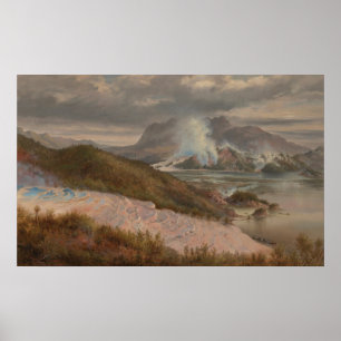 Póster Charles Blomfield - Pink Terraces