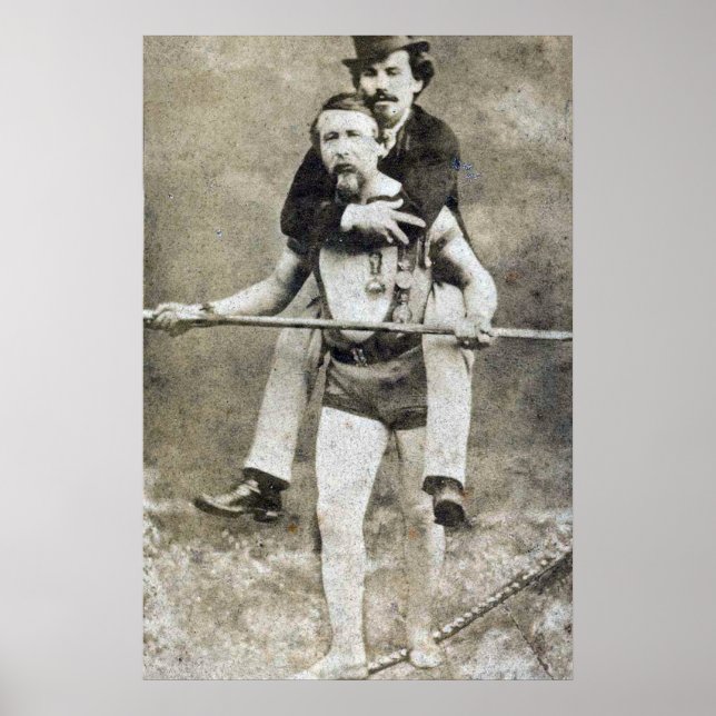 Póster Charles Blondin - Acrobat (Frente)