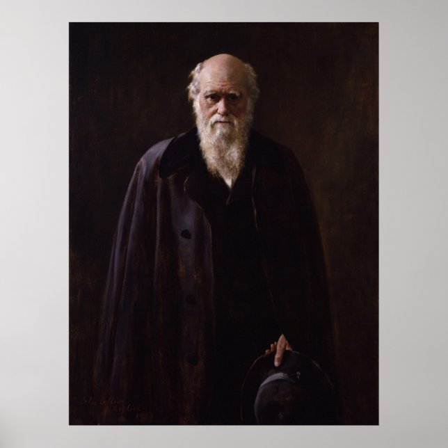 Póster Charles Darwin (Frente)