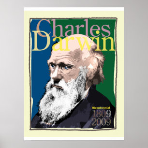 Póster Charles Darwin poster