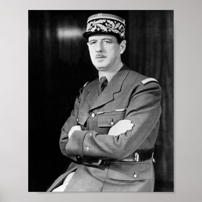 Póster Charles De Gaulle (Frente)