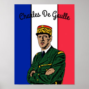 Póster Charles de Gaulle