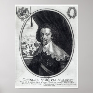 Póster Charles de Luynes Marquis d'Albert