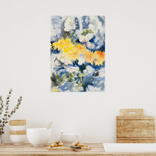 Póster Charles Demuth - Amarillo y Azul,